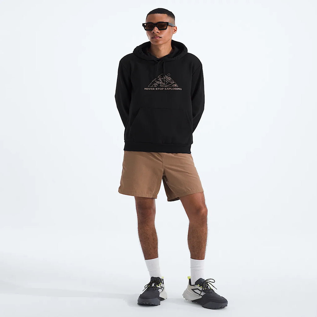 Men's Mountain Graphic Hoodie - Black