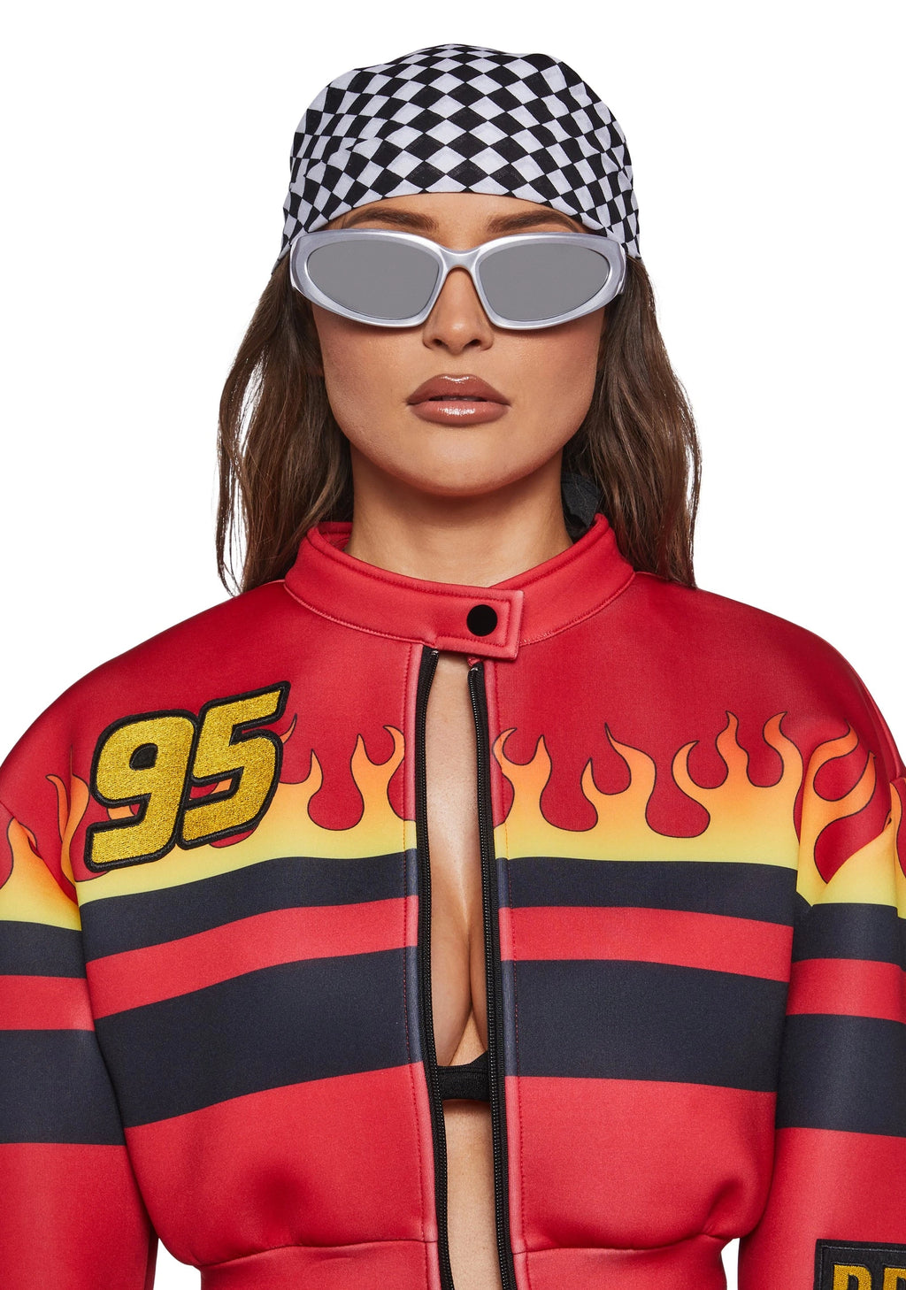 Racing Driver Costume Set - Red