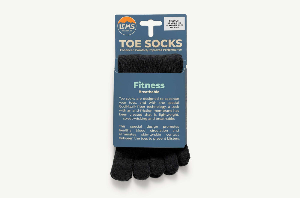 Ankle Toe Socks - Black