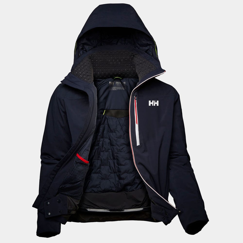 Men's Insulated Ski Jacket - Dark Blue