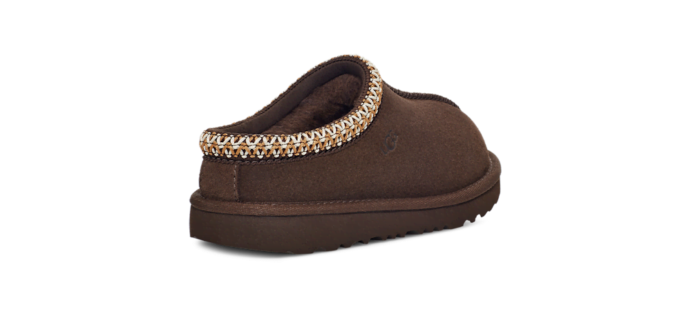 Kids' Suede Slip-On Slipper - Chestnut