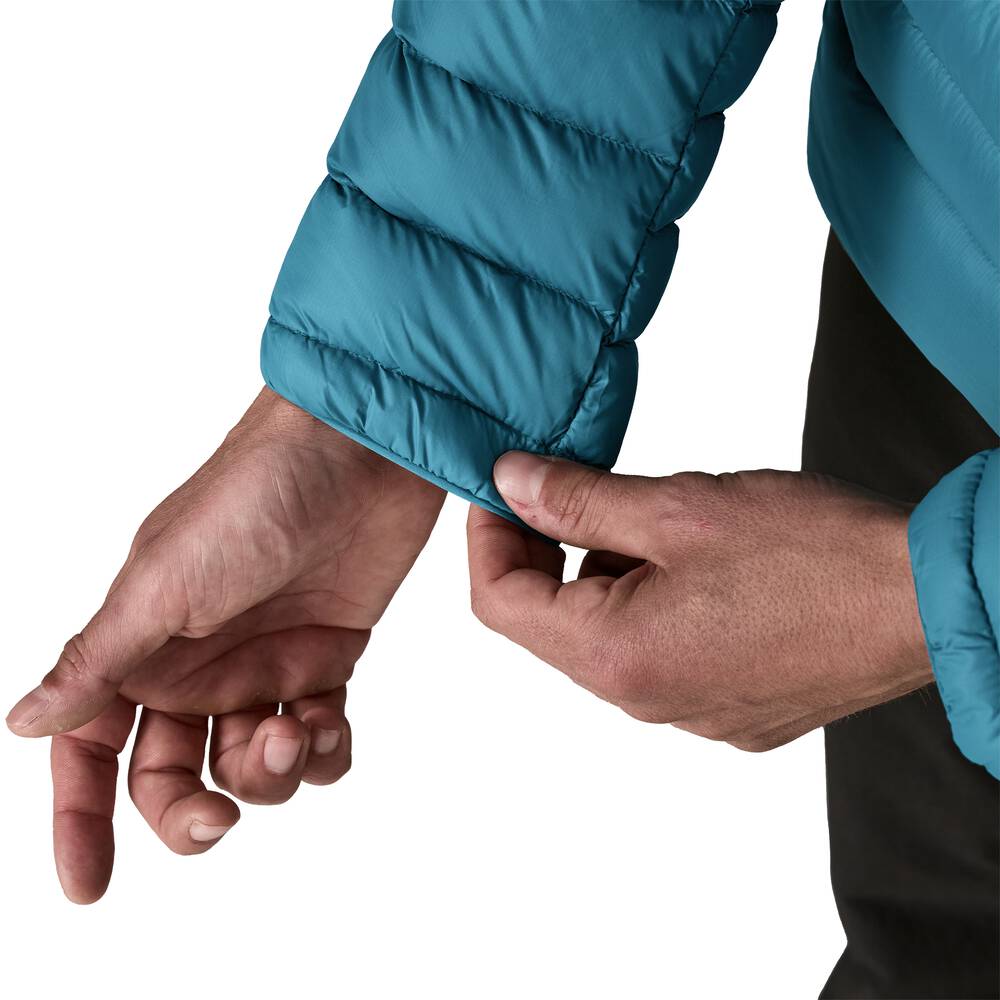 Men's 800-Fill Down Hooded Jacket - Purple