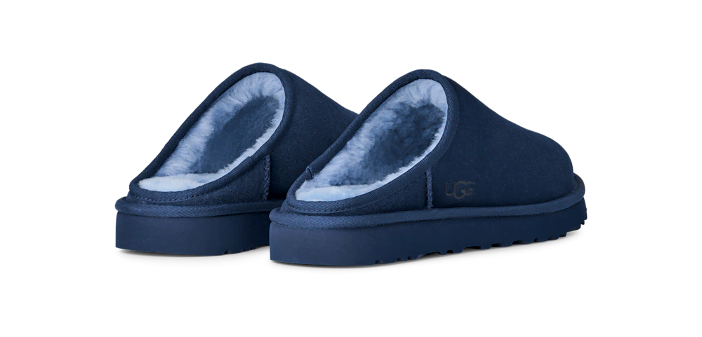 Men's Suede Slip-On Slipper - Blue