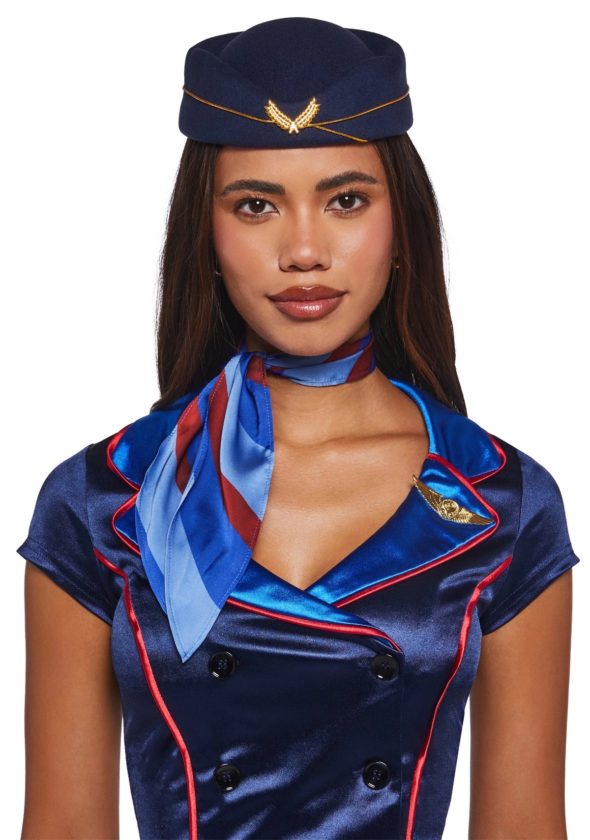 Flight Attendant Costume Set - Blue