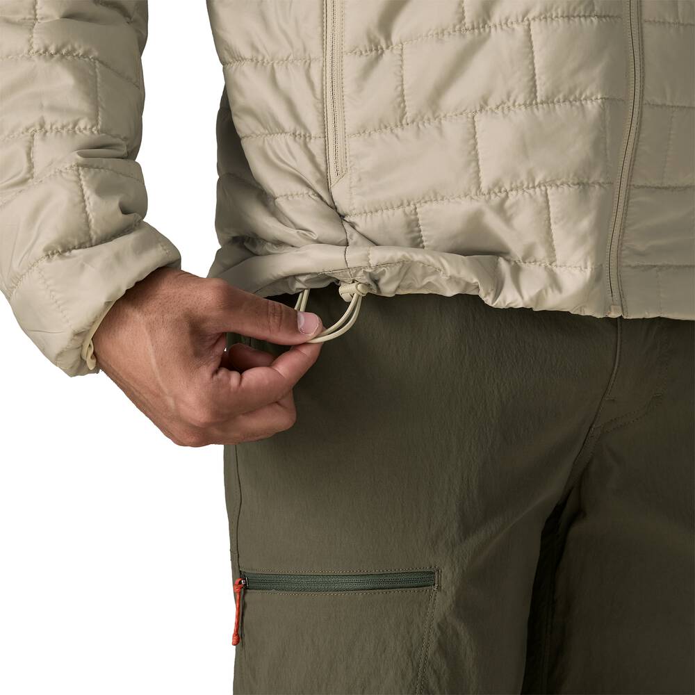 Men's Insulated Hooded Jacket - Brown