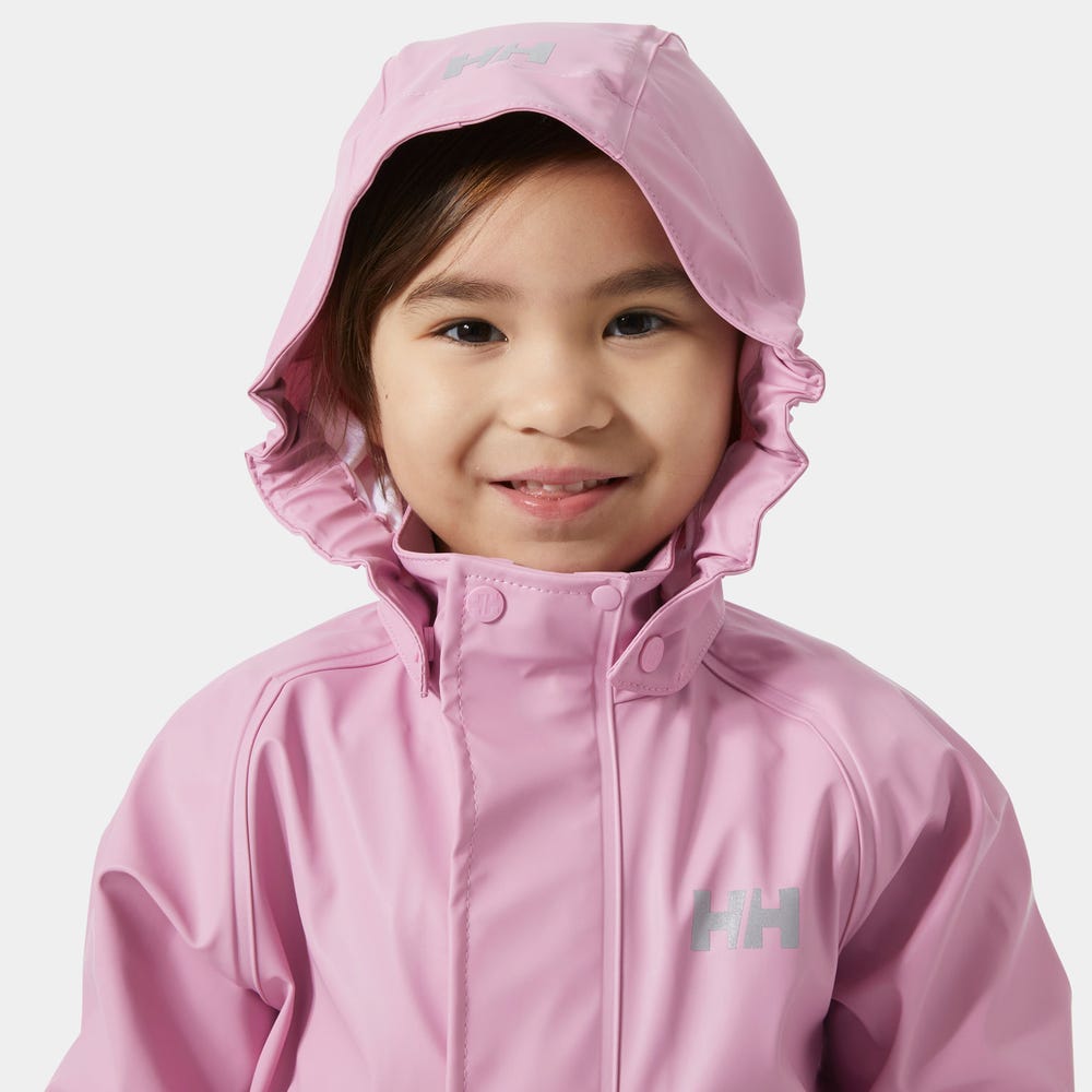 Kids' Waterproof Jacket And Bib Rain Set - Yellow