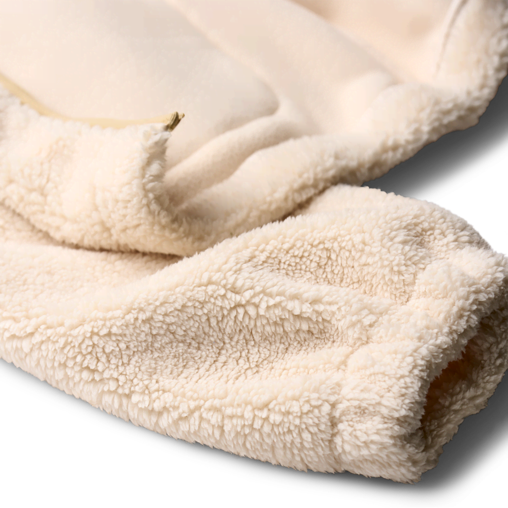 Women's Plush Fleece Zip Hoodie - Chestnut