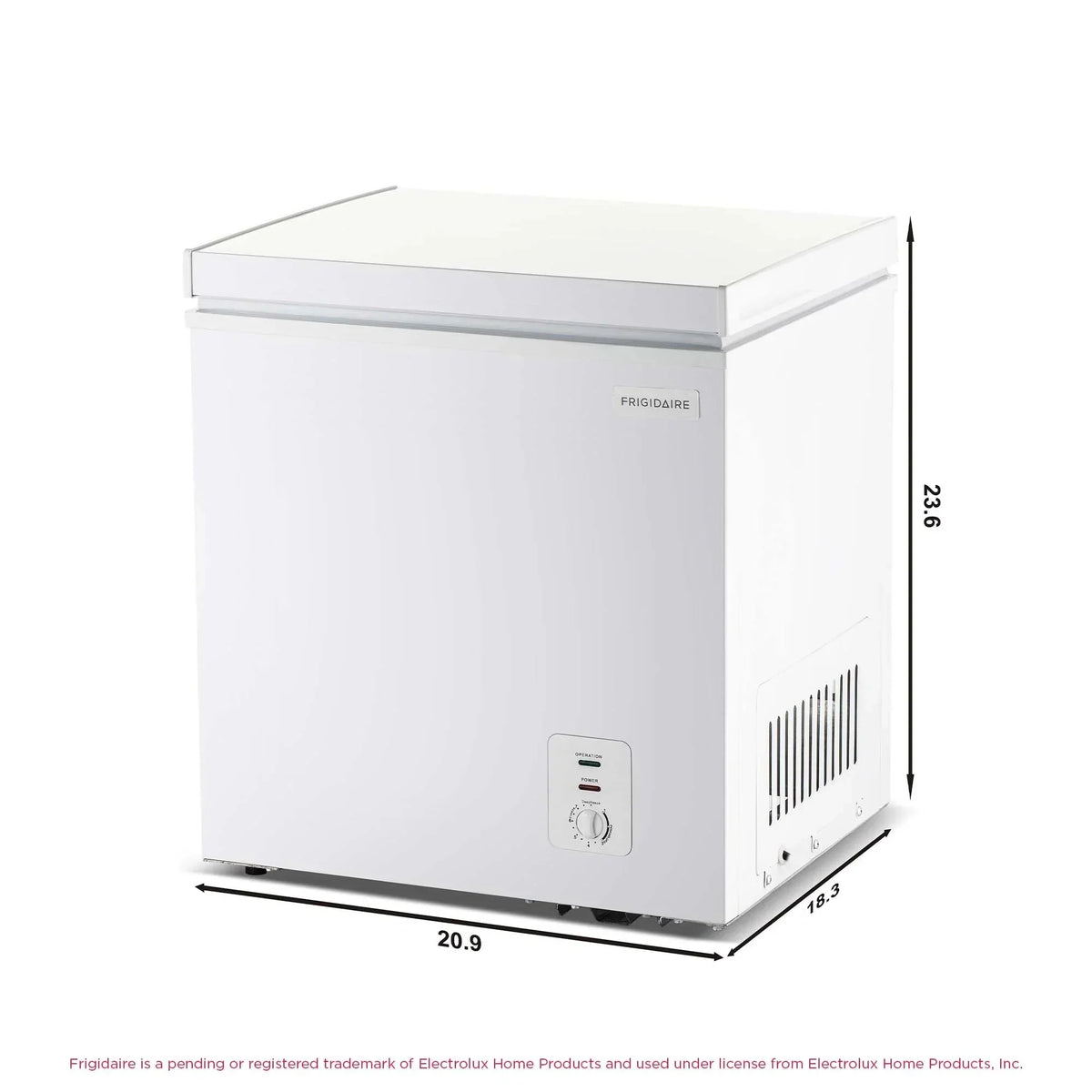 Frigidaire Chest Freezer, 2.1 Cu. Ft., White