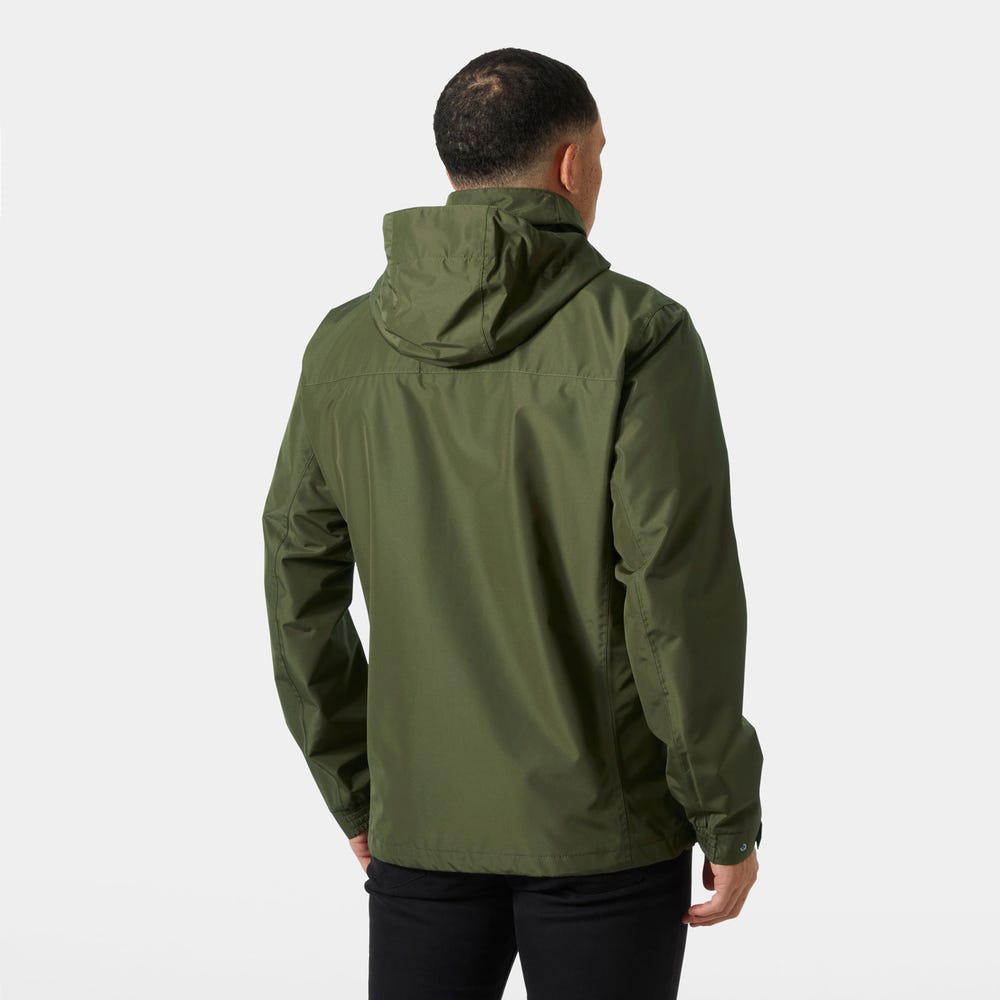 Men's Waterproof Rain Jacket - Green