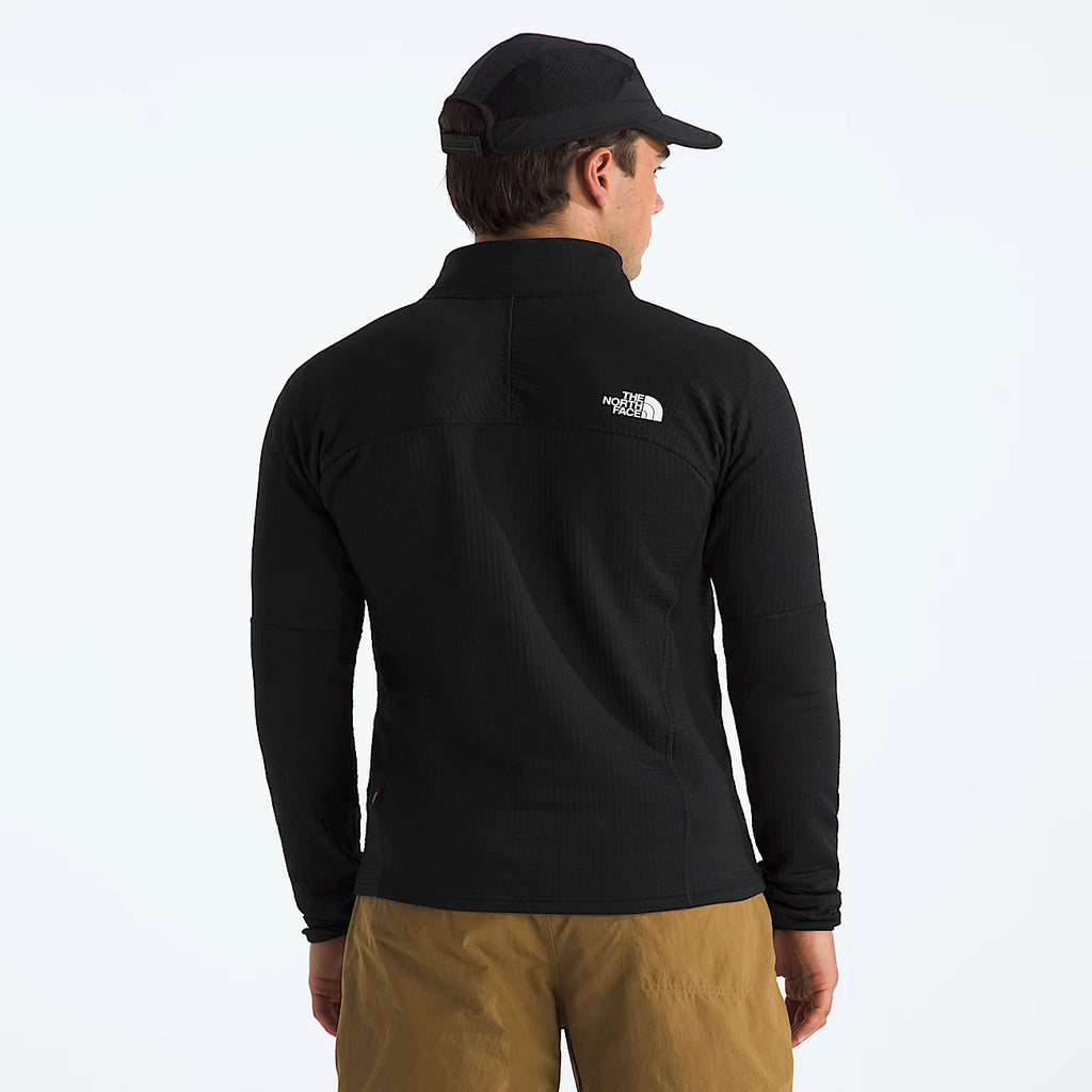 Men's Grid Fleece Jacket - Black