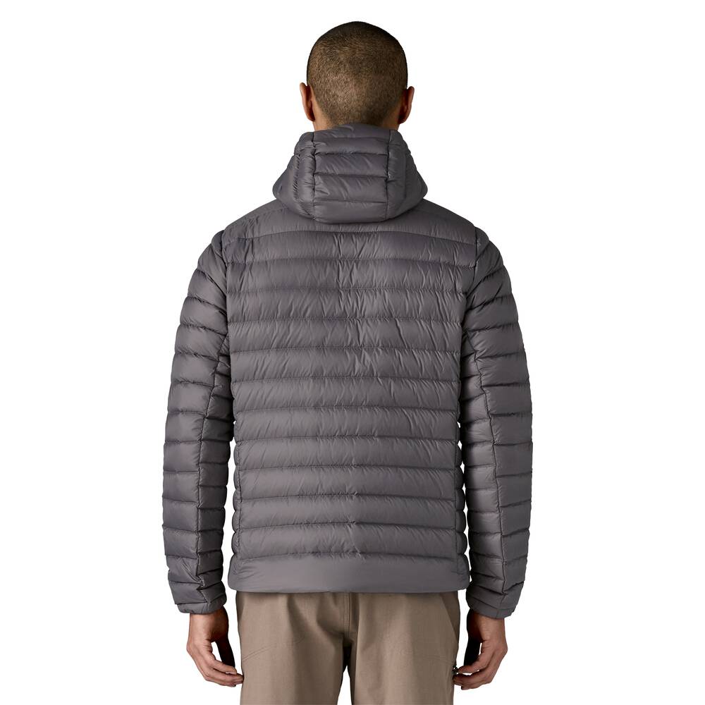 Men's 800-Fill Down Hooded Jacket - Purple