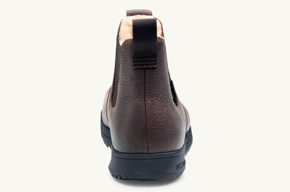 Women's Waterproof Leather Chelsea Boot - Brown