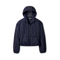 Women's Lightweight Hooded Full-Zip Jacket - Navy