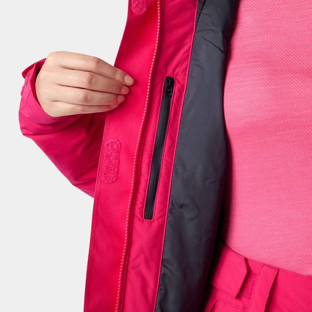Women's Waterproof Ski Jacket - Cranberry