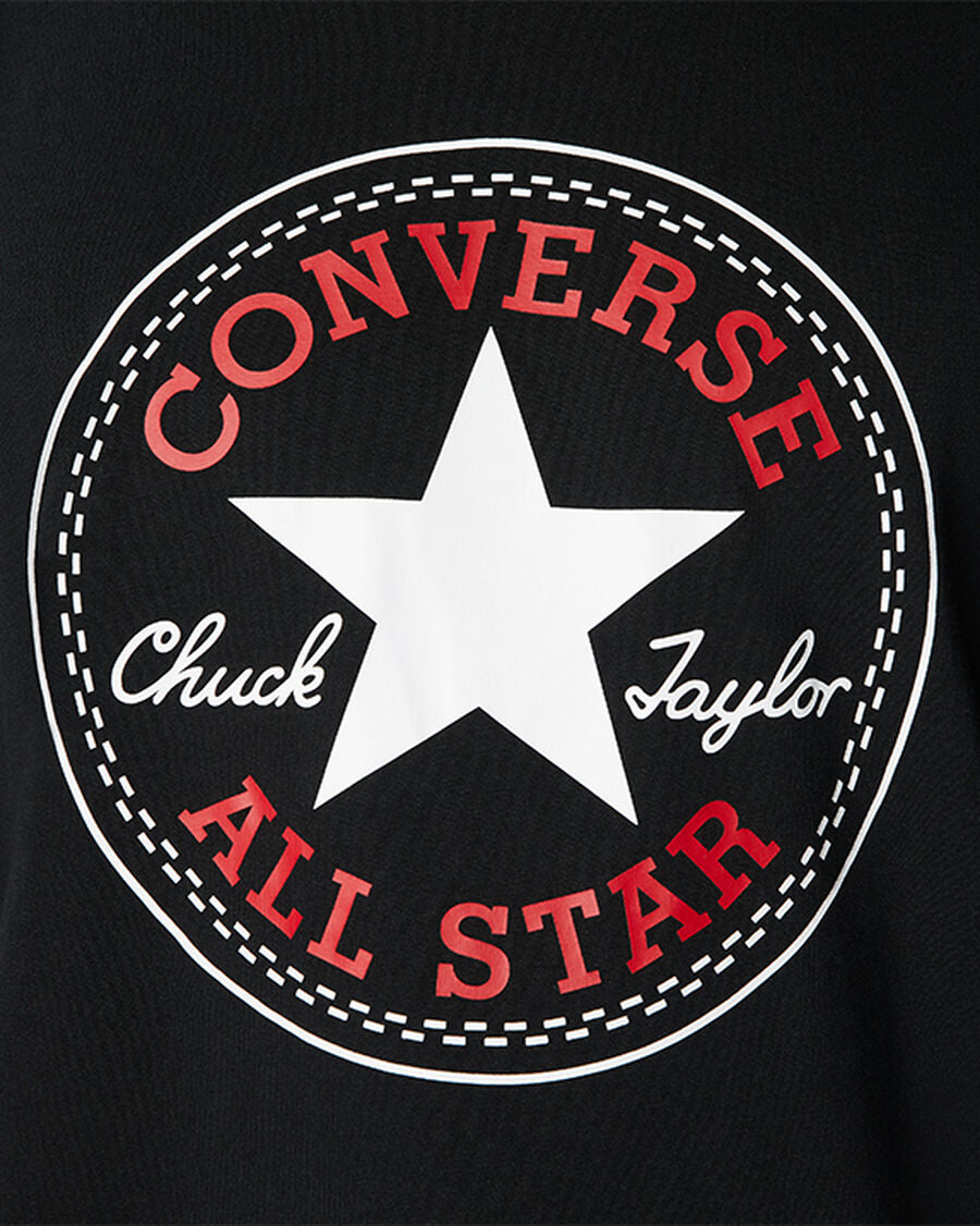 Unisex Cotton Crewneck Graphic T-Shirt - Black