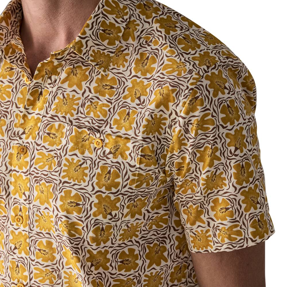 Men's Short-Sleeve Button-Up Shirt - Navy