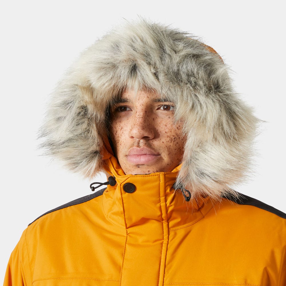 Men's Insulated Waterproof Parka - Gray Green