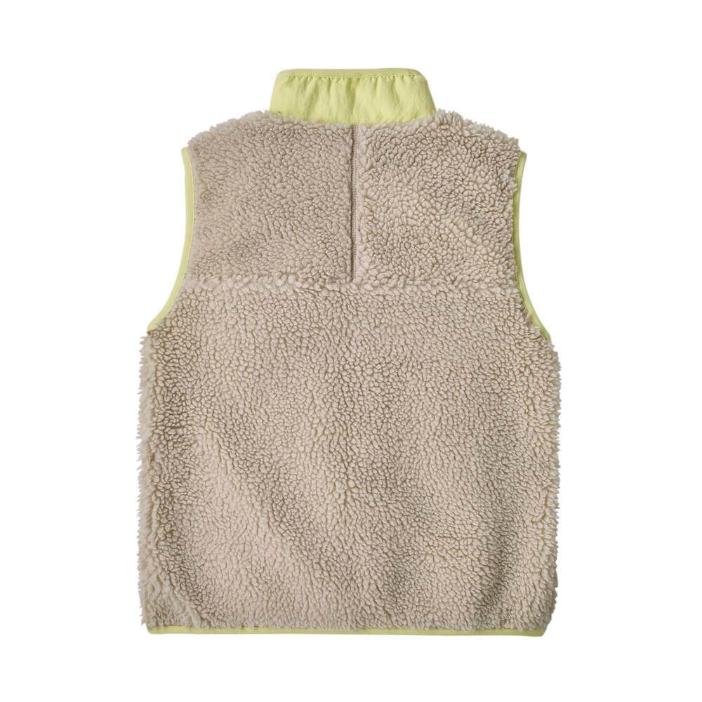 Kids' Recycled Pile Fleece Vest - Natural Blue