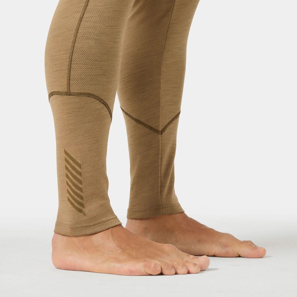 Men's Merino Wool Base Layer Pants - Blue
