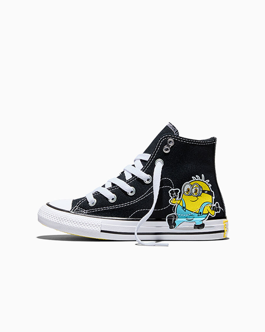 Little Kids' Canvas High Top Sneaker - Yellow