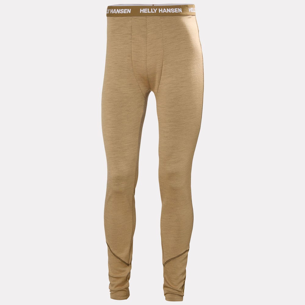 Men's Merino Wool Base Layer Pants - Blue