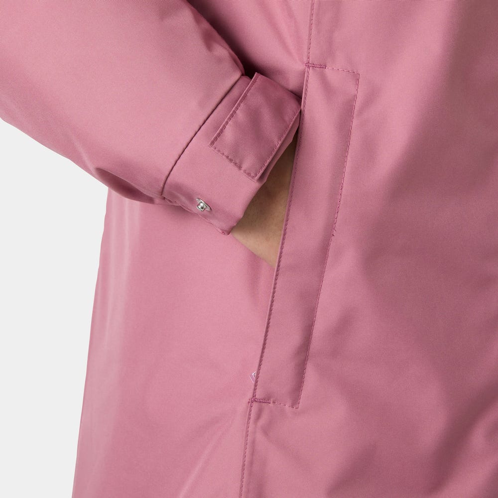 Women's Insulated Rain Coat - White
