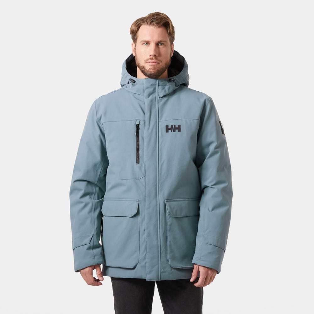 Men's Waterproof Down Parka - Pebble