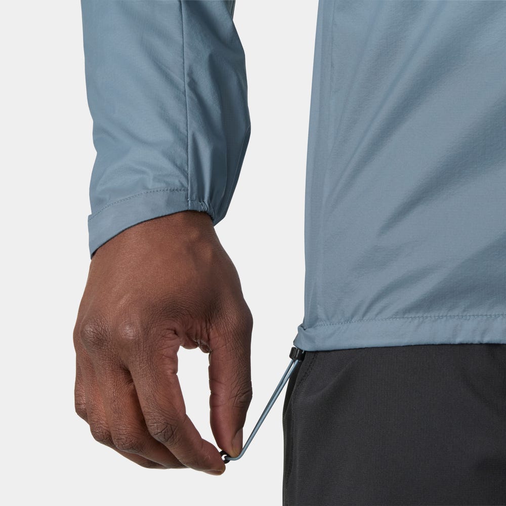 Men's Packable Windbreaker Jacket - Black
