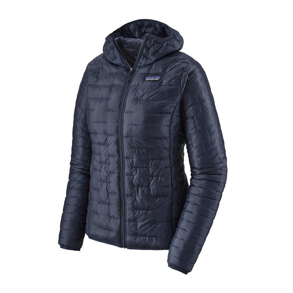 Used Women's Ultralight Insulated Hooded Jacket - Black