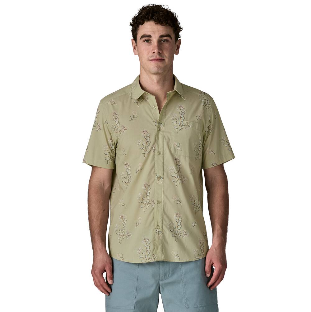 Men's Short-Sleeve Button-Up Shirt - Navy