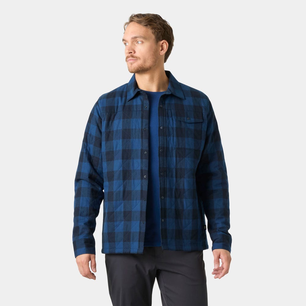 Men's Insulated Shirt Jacket - Dark Blue