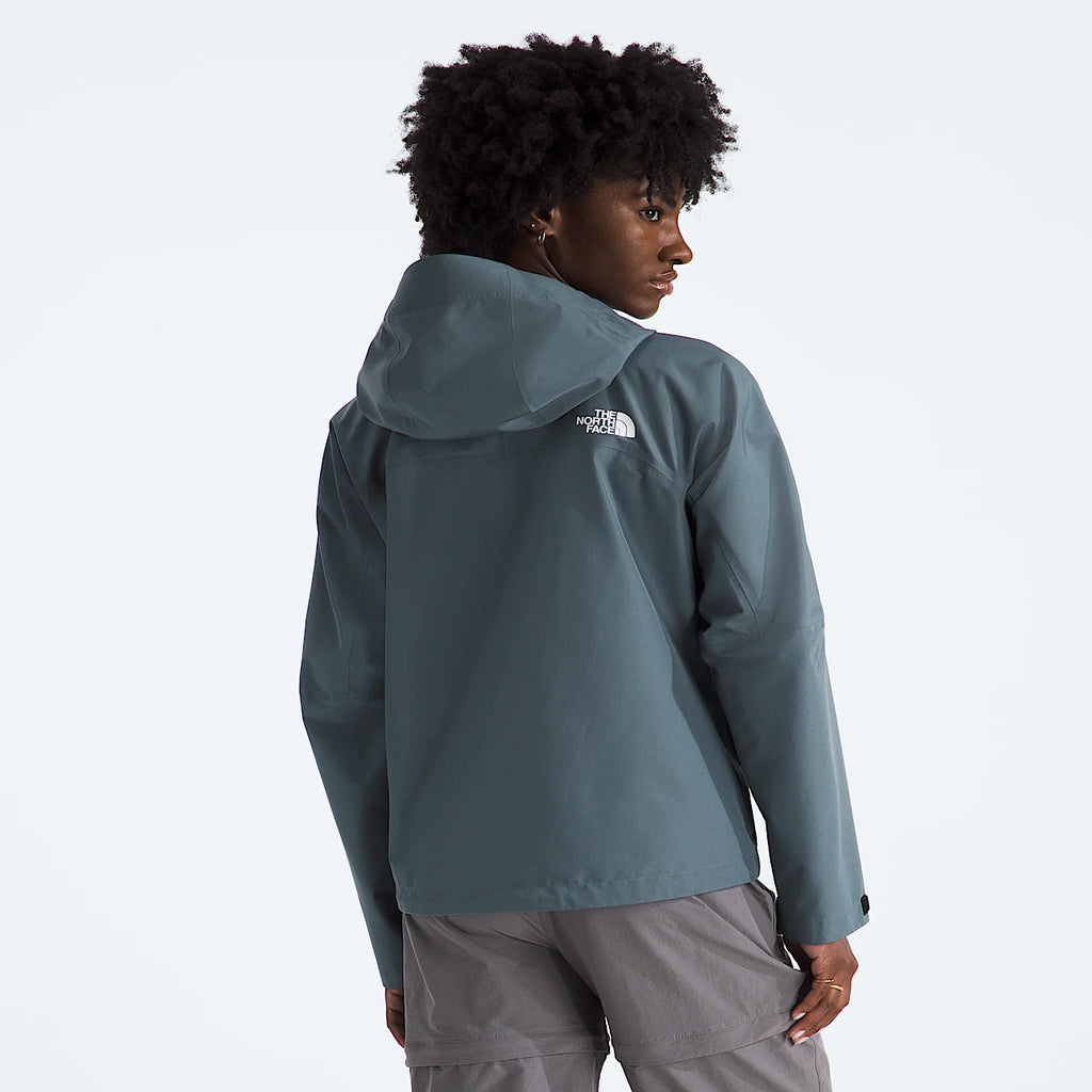 Women's Waterproof Hooded Jacket - Gray