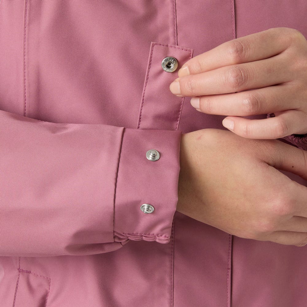 Women's Insulated Rain Coat - White