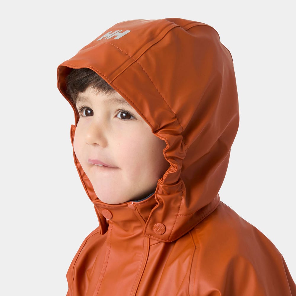 Kids' Fleece-Lined Rain Set - Cranberry