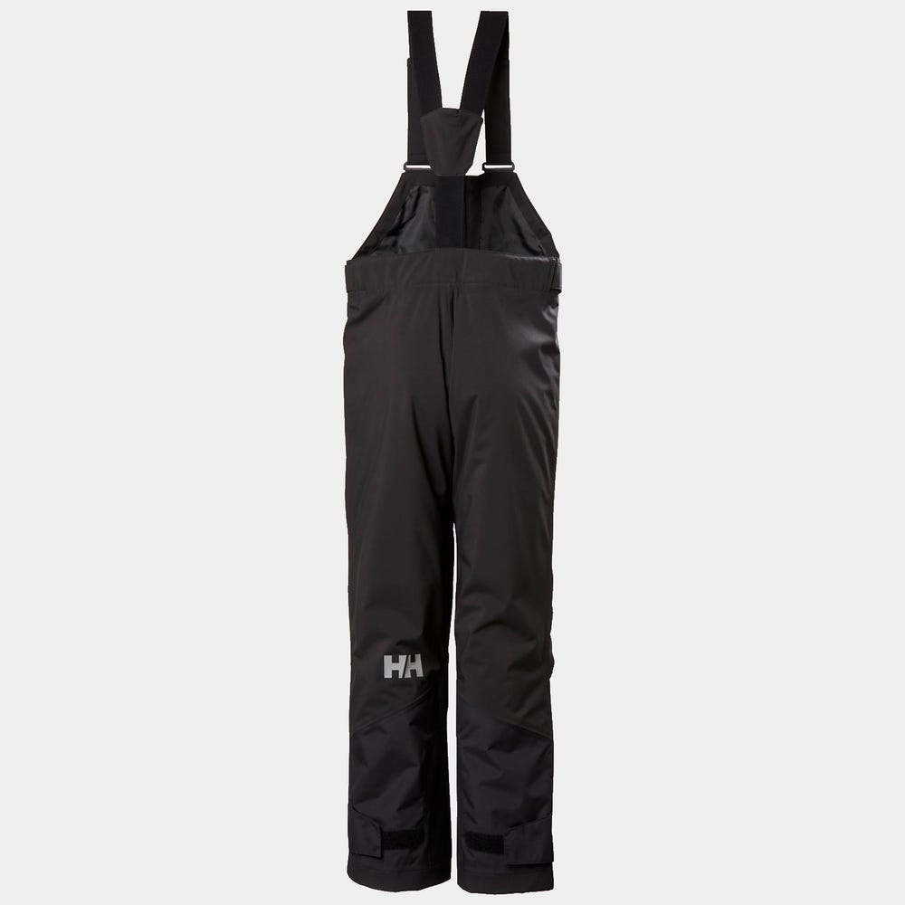 Juniors' Insulated Ski Bib Pants - Black