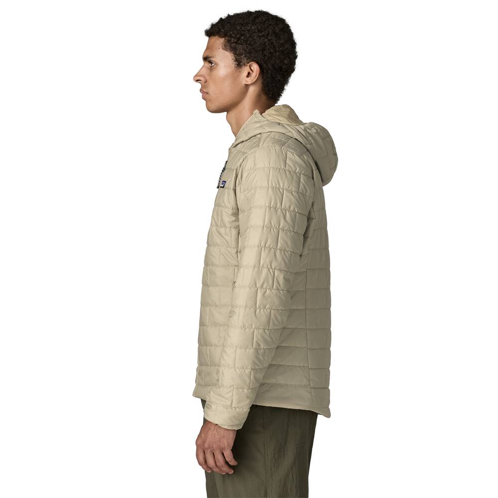 Men's Insulated Hooded Jacket - Brown