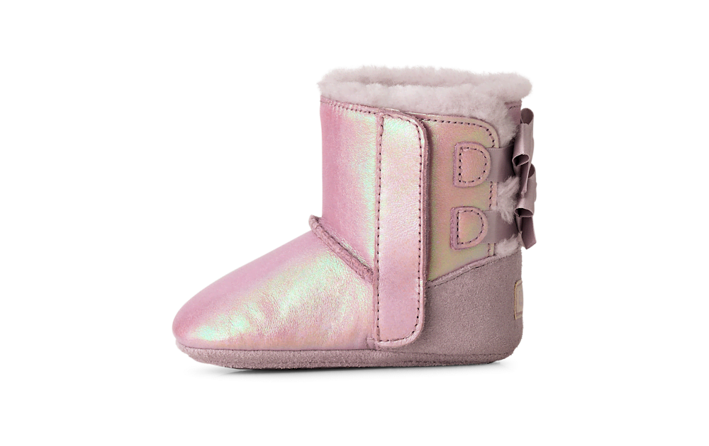 Baby Iridescent Bow Boots