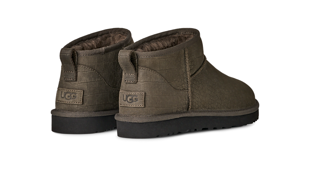 Men's Embossed Nubuck Mini Boot