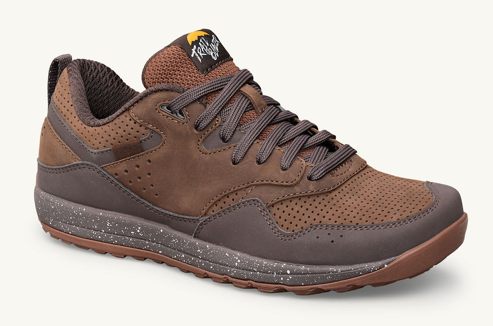 Men's Leather Trail Sneaker - Bark