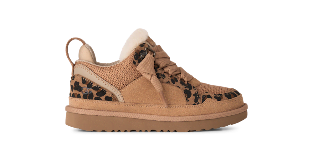 Kids' Animal Print Suede Sneakers