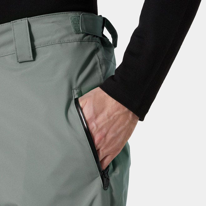Men's Insulated Ski Pants - Gray Green