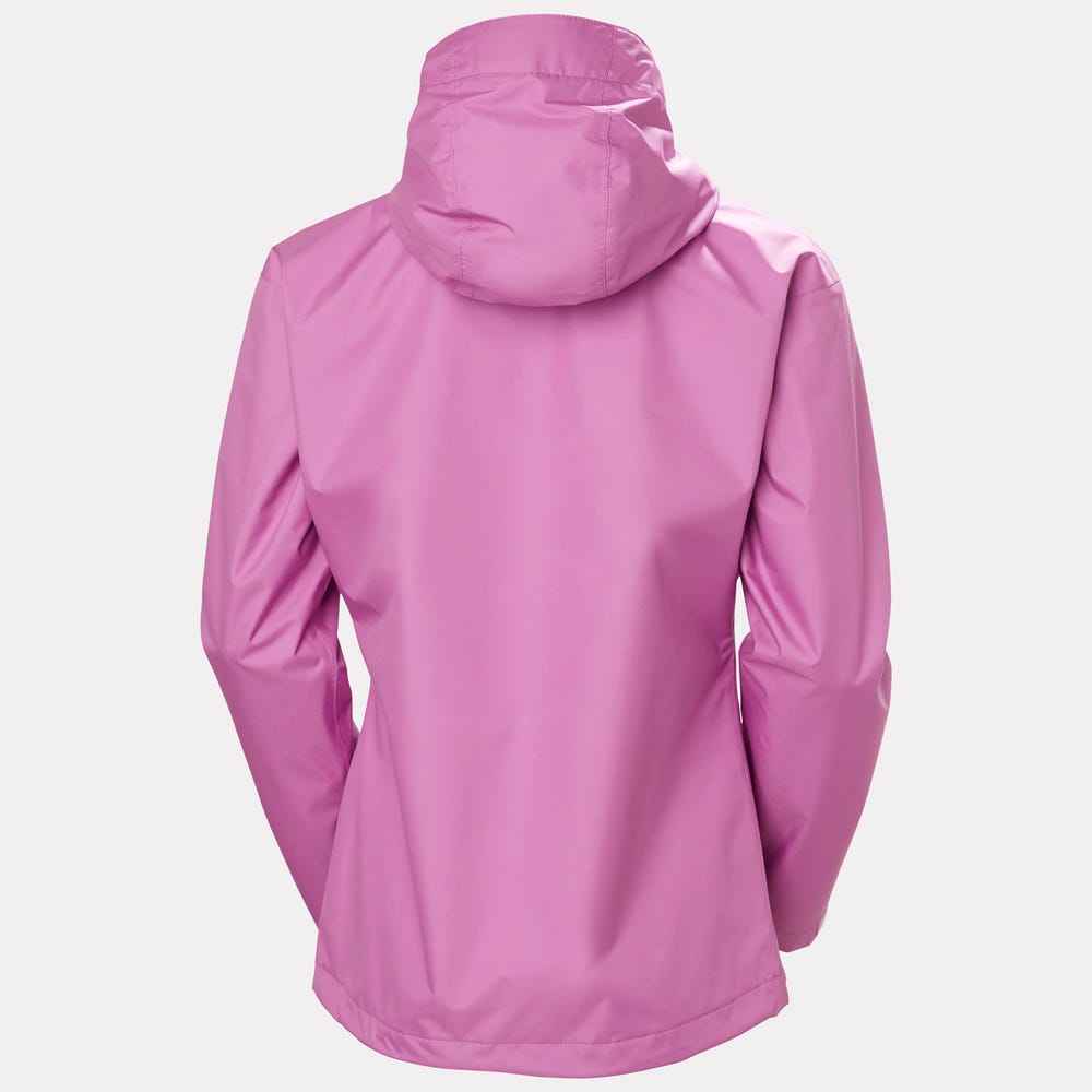 Women's Waterproof Rain Jacket - Hot Pink