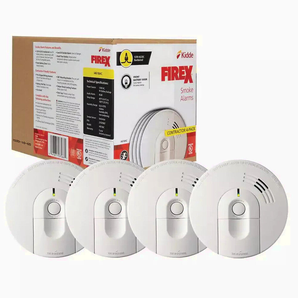 Firex Hardwired Ionization Smoke Detector 4-Pack - i4618 – Capricorn ...