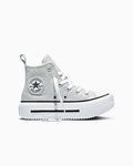 Shiny Double Platform High Top Sneakers
