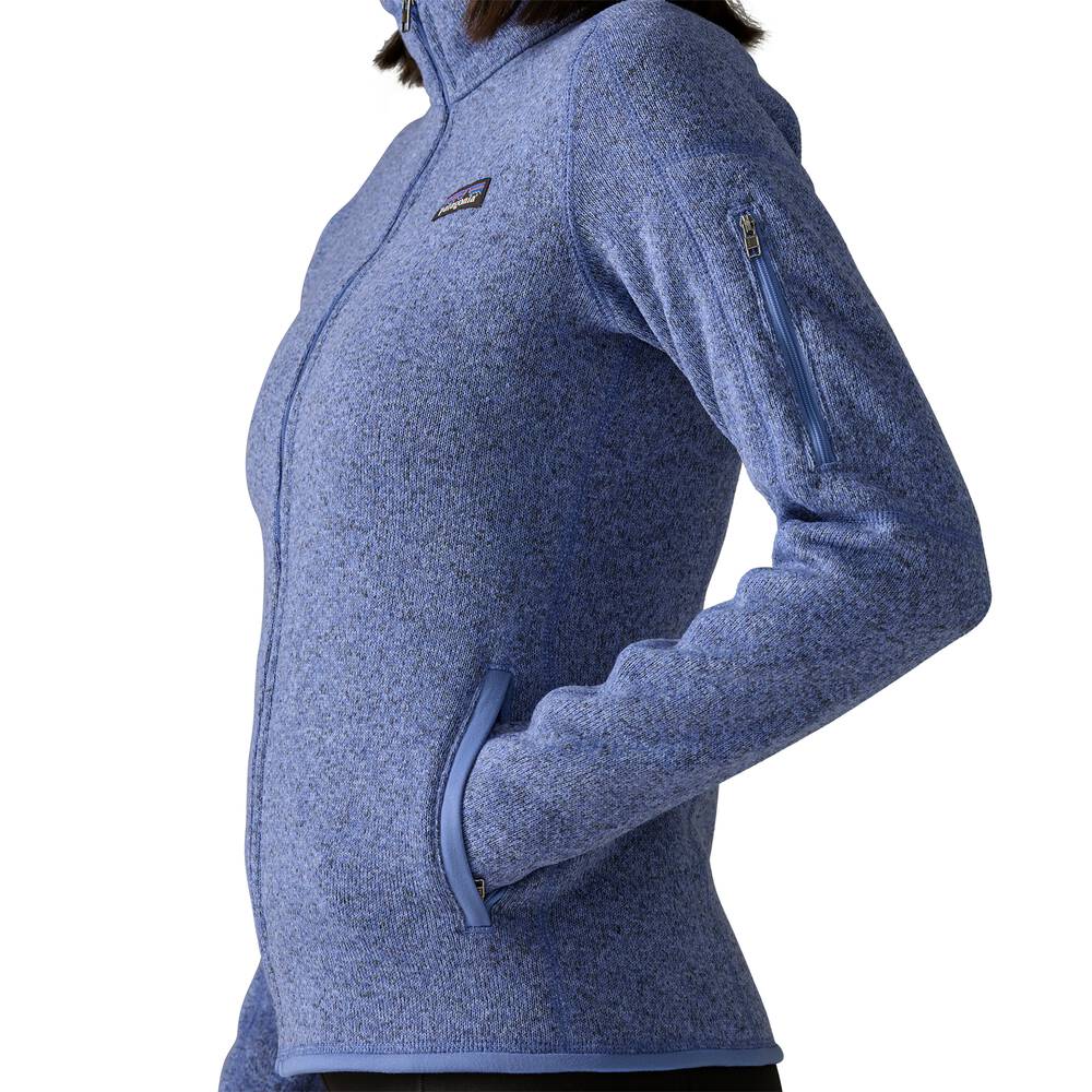 Women's Recycled Knit Fleece Jacket - Black