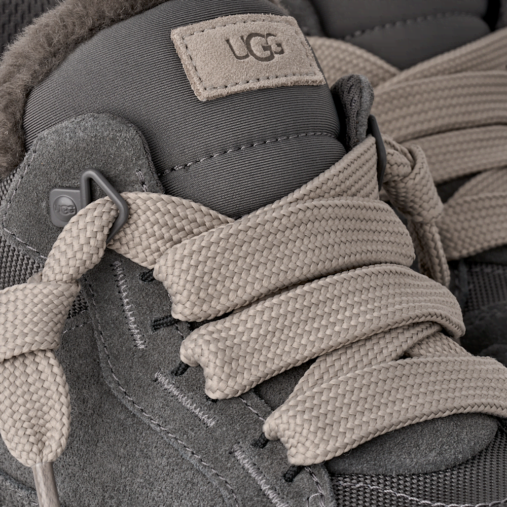 Men's Suede and Mesh Low Top Sneaker - Blue