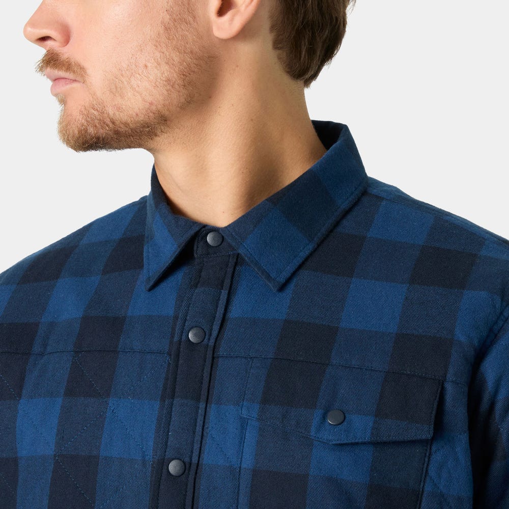 Men's Insulated Shirt Jacket - Dark Blue