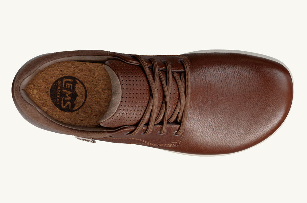 Men's Leather Oxford Shoe - Black