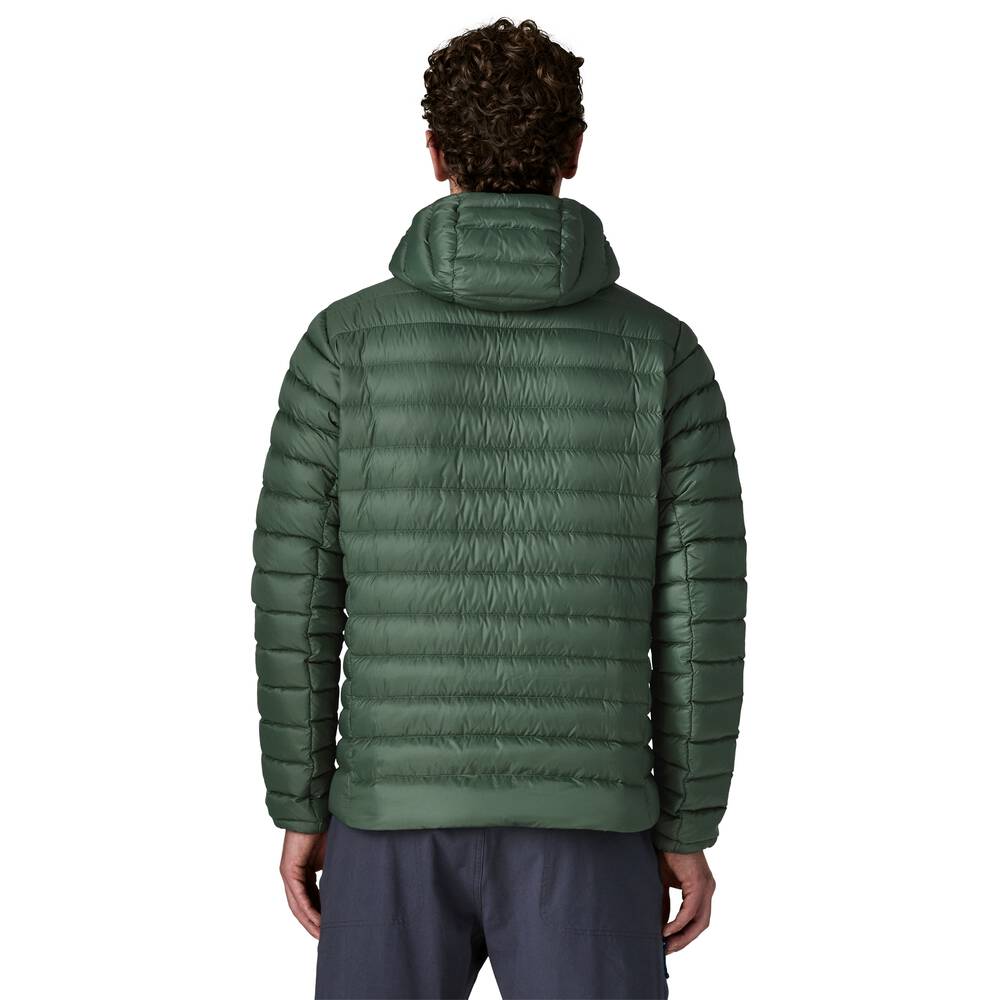 Men's 800-Fill Down Hooded Jacket - Purple