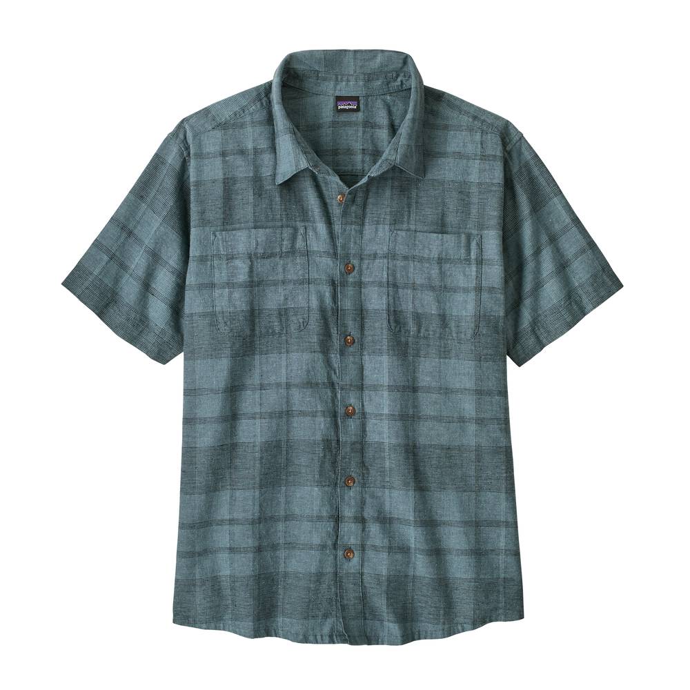 Men's Hemp Cotton Button-Up Shirt - Stone